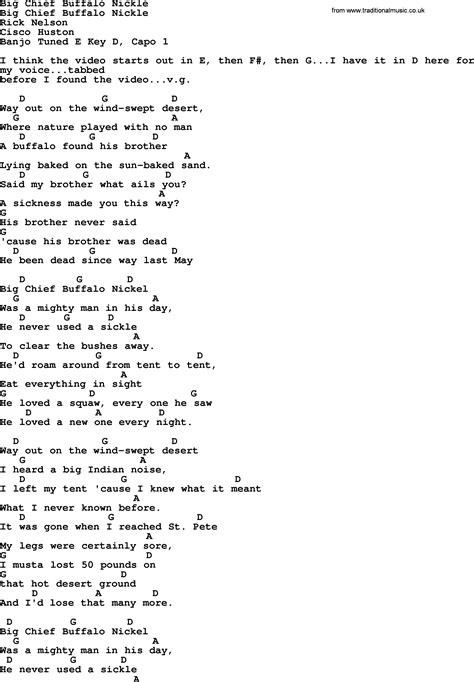 big chief lyrics